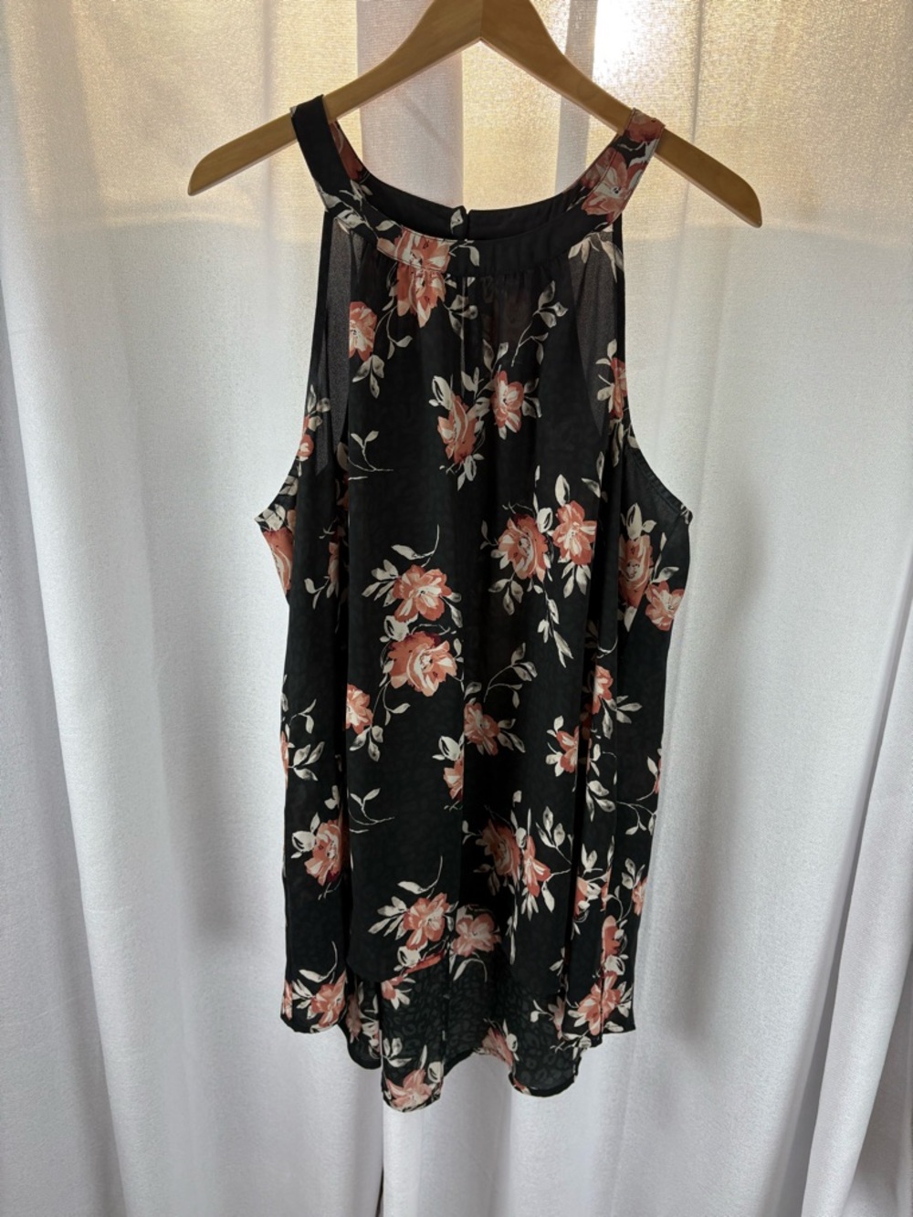 TORRID Floral Drop Waist Georgette Hi‎ Lo Cami Size 2 EUC - Picture 3 of 10